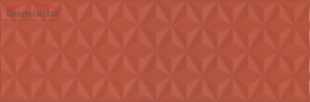 Плитка Kerama Marazzi Диагональ красный структура обрезной 12120R (25х75)